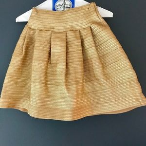 Akria Gold Brocade Skirt-New without tags